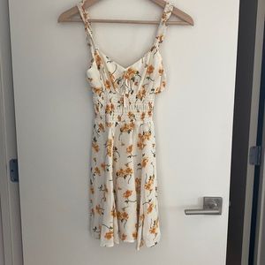 Reformation floral mini dress